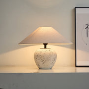 Speckled Ceramic Jar Table Lamp