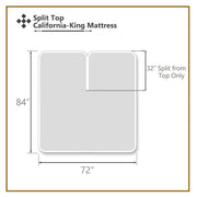 FlexTop California King Adjustable Sheet Set - 300 Count Solid Sateen