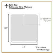 Flex Top California King Fitted Sheet Only- Solid 608 Thread Count