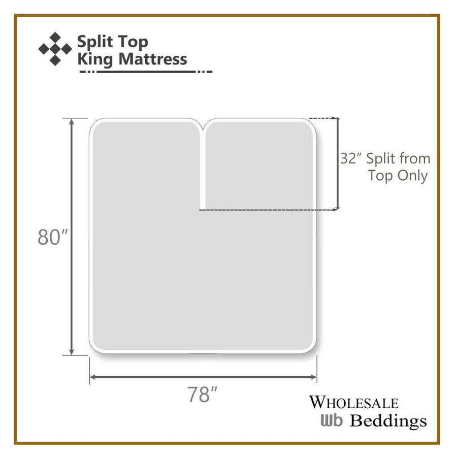 Top Split Flex King Fitted Sheet Only - Solid 340 Thread Count