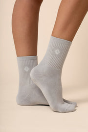 Adult Crew Socks in Storm