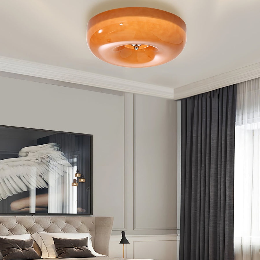 Swirl Glass Ceiling Lamp