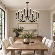 Swoop Arm Chandelier