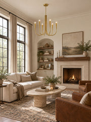Swoop Arm Chandelier