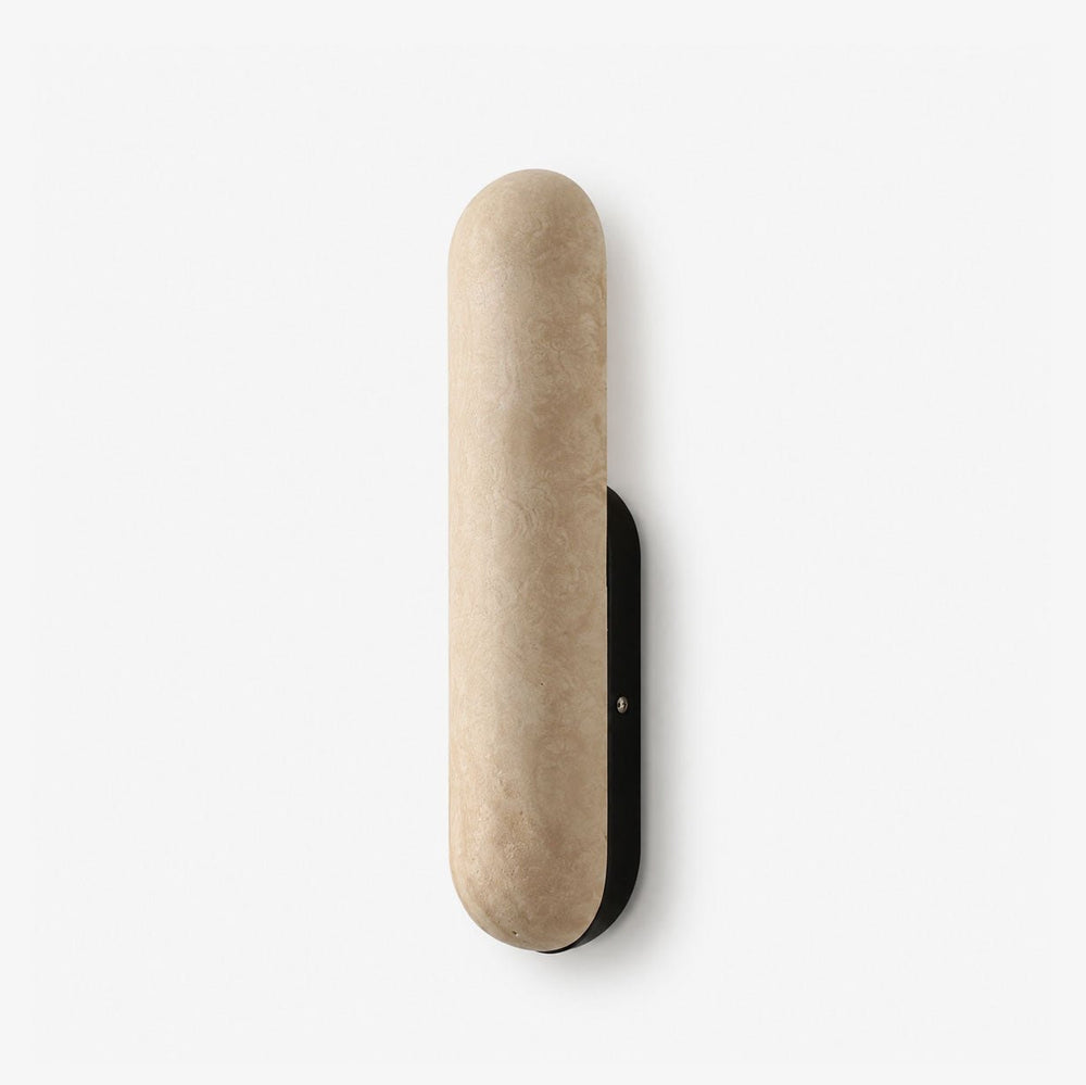 Talvera Travertine Capsule Wall Sconce