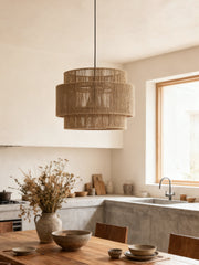 Tambour Rope Drum Pendant Lamp