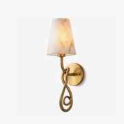 Tangle Alabaster Knot Sconce