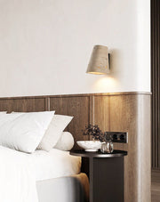 Tapered Travertine Wall Sconce