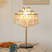 Teardrops Shell Table Lamp