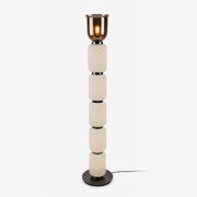 Textured Layered Glass Floor Light