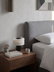 Tiered Obelisk Alabaster Table Lamp