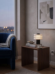 Tiered Obelisk Alabaster Table Lamp