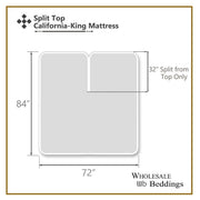 Flex Top California King Sheet Set - 608 Damask Stripe