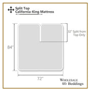 Flex Top California King Fitted Sheet Only -Solid 340 Thread Count