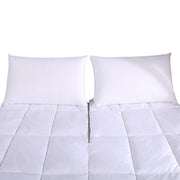 Top Split King (Flex King) 2 Inch Thick Mattress Topper 100% Cotton Shell