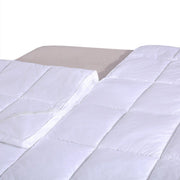 Top Split King (Flex King) 2 Inch Thick Mattress Topper 100% Cotton Shell