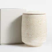 Travertine Candle Holder