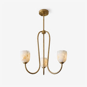 Trillium Alabaster Chandelier