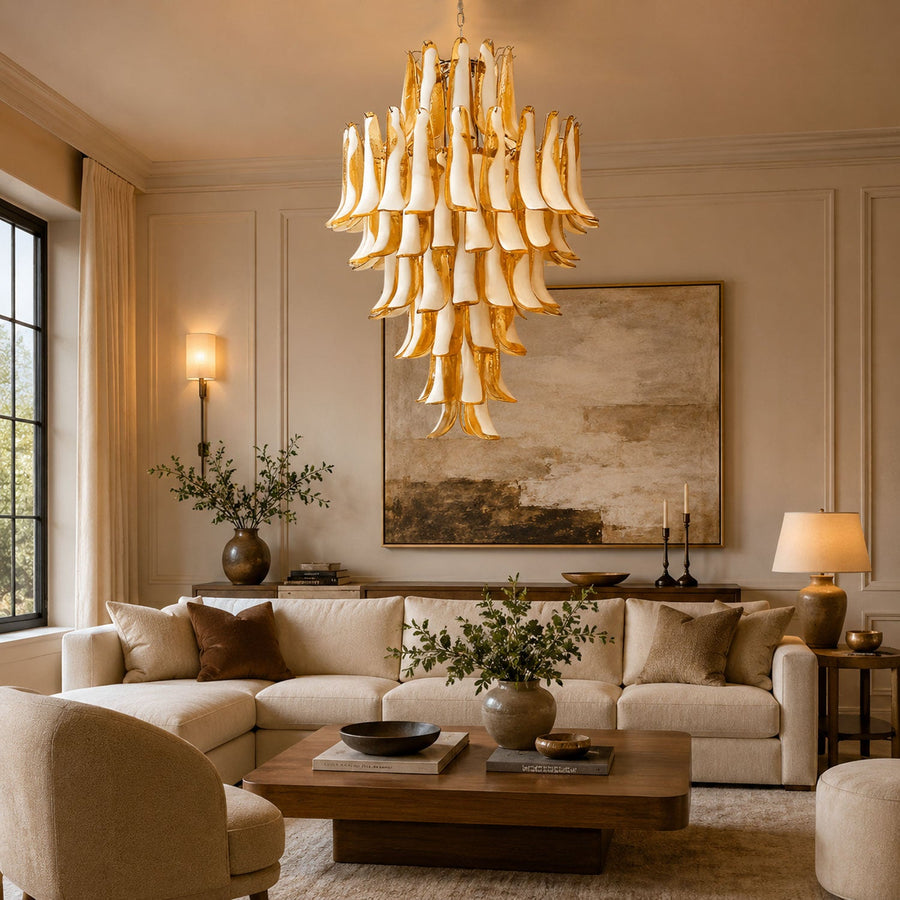 Dravina Glass Petals Pendant Lamp
