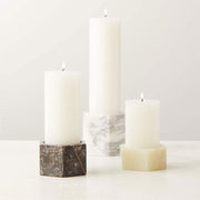 Vela Cube Marble Candle Holder