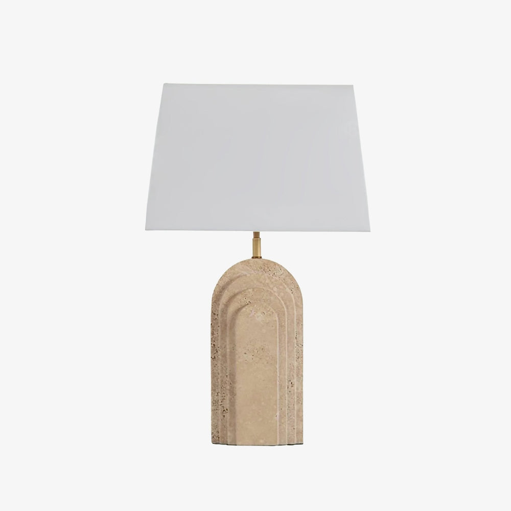 Verdura Travertine Table Lamp