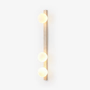 Vertical Travertine Wall Sconce