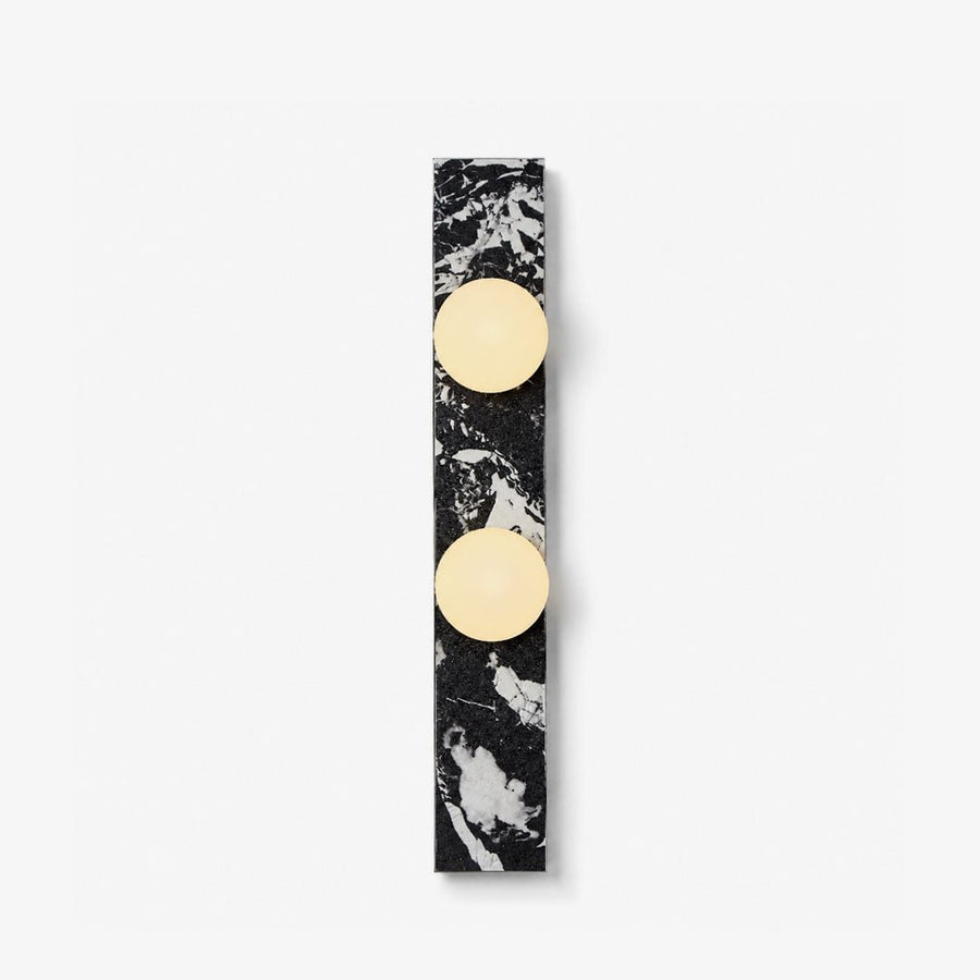 Virelle Stone Double Globe Wall Sconce