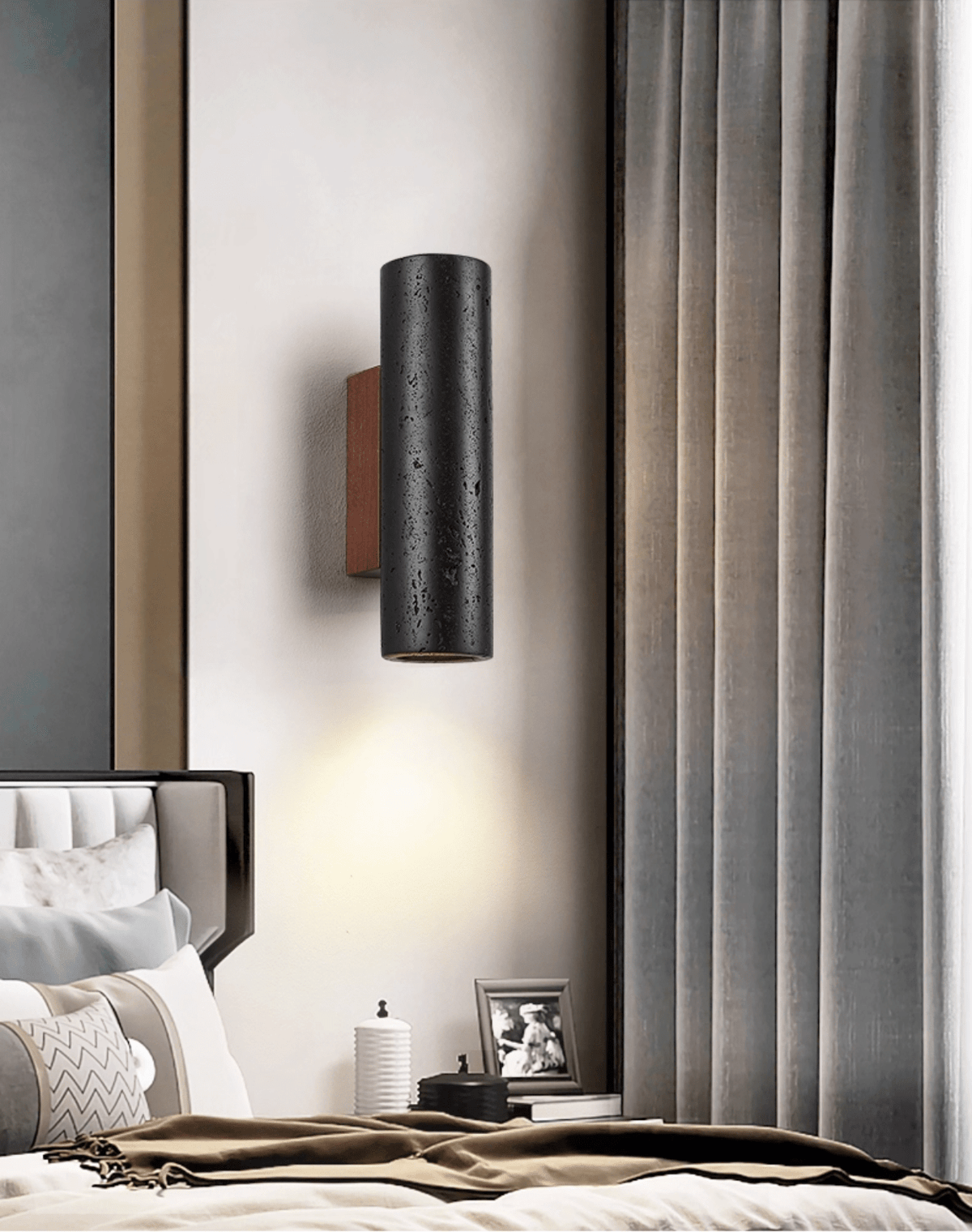 Volcanic Noir Wall Sconce