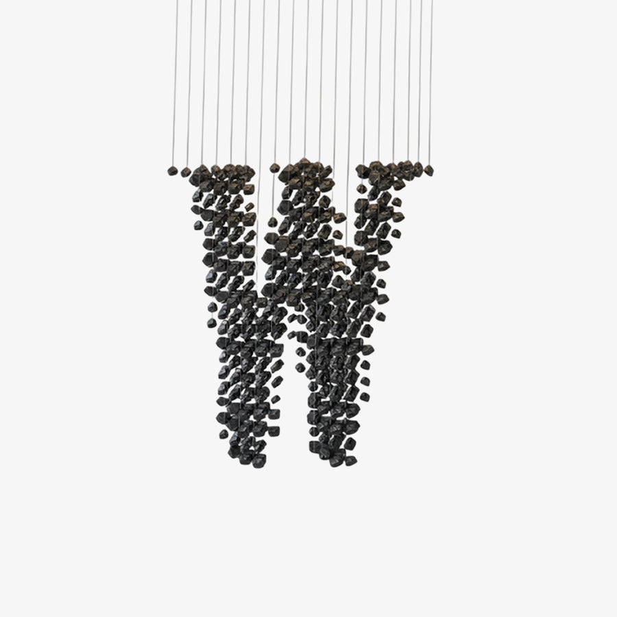 Charcoal Chandeliers W