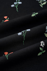 Quilt Blanket in Midnight Wildflower 2.5