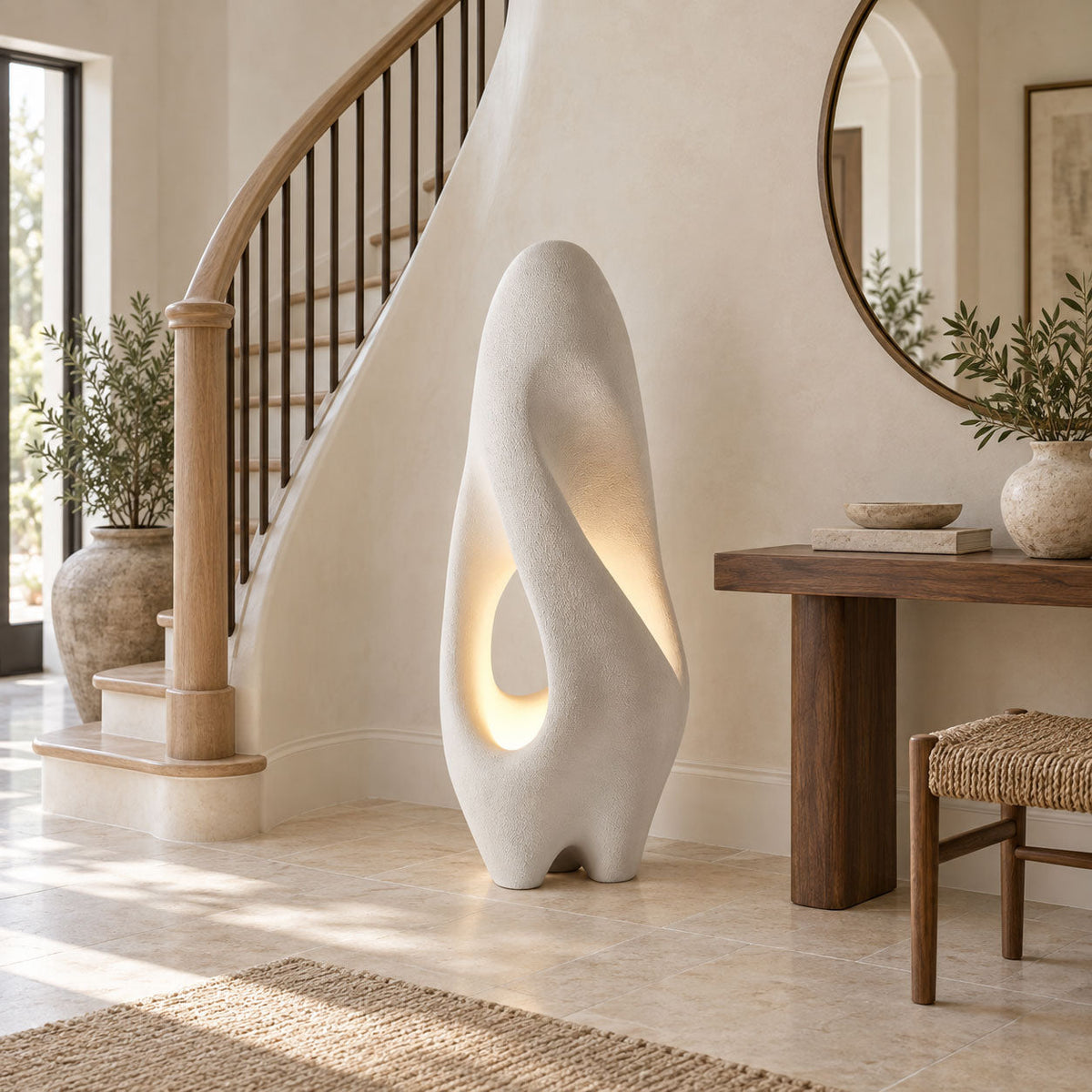 Wabi-Sabi White Floor Lamp