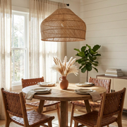Whirl Woven Rattan Pendant Lamp
