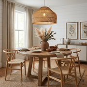 Whirl Woven Rattan Pendant Lamp