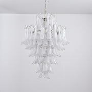 White Cloud Glass Petals Chandelier