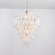 White Cloud Glass Petals Chandelier