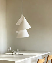 Whorl Paper Cone Pendant Lamp