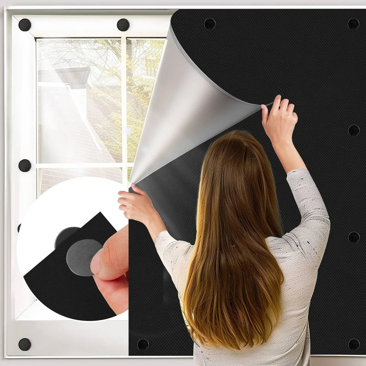Sleepwyn Magnetic Blackout Window Shades