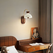 Wood Arc Wall Lamp