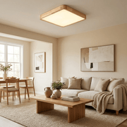 Wooden Geometric Ceiling Light