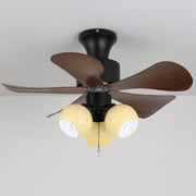 Woodgrain Charm Ceiling Fan Light
