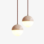 Soren Travertine Pendant Light