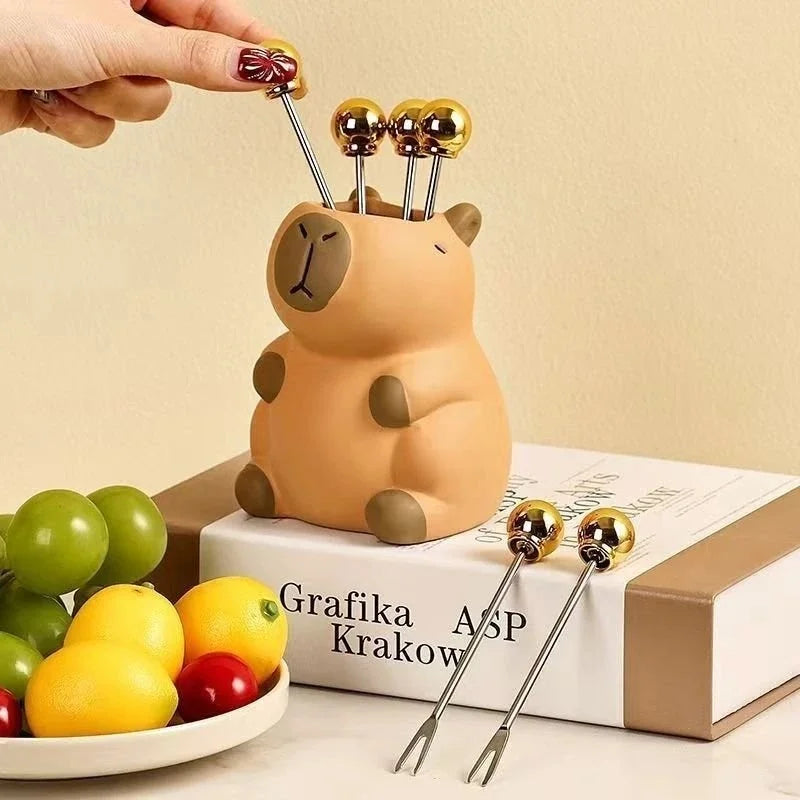 Sleepwyn Cute Capybara Pen Holder
