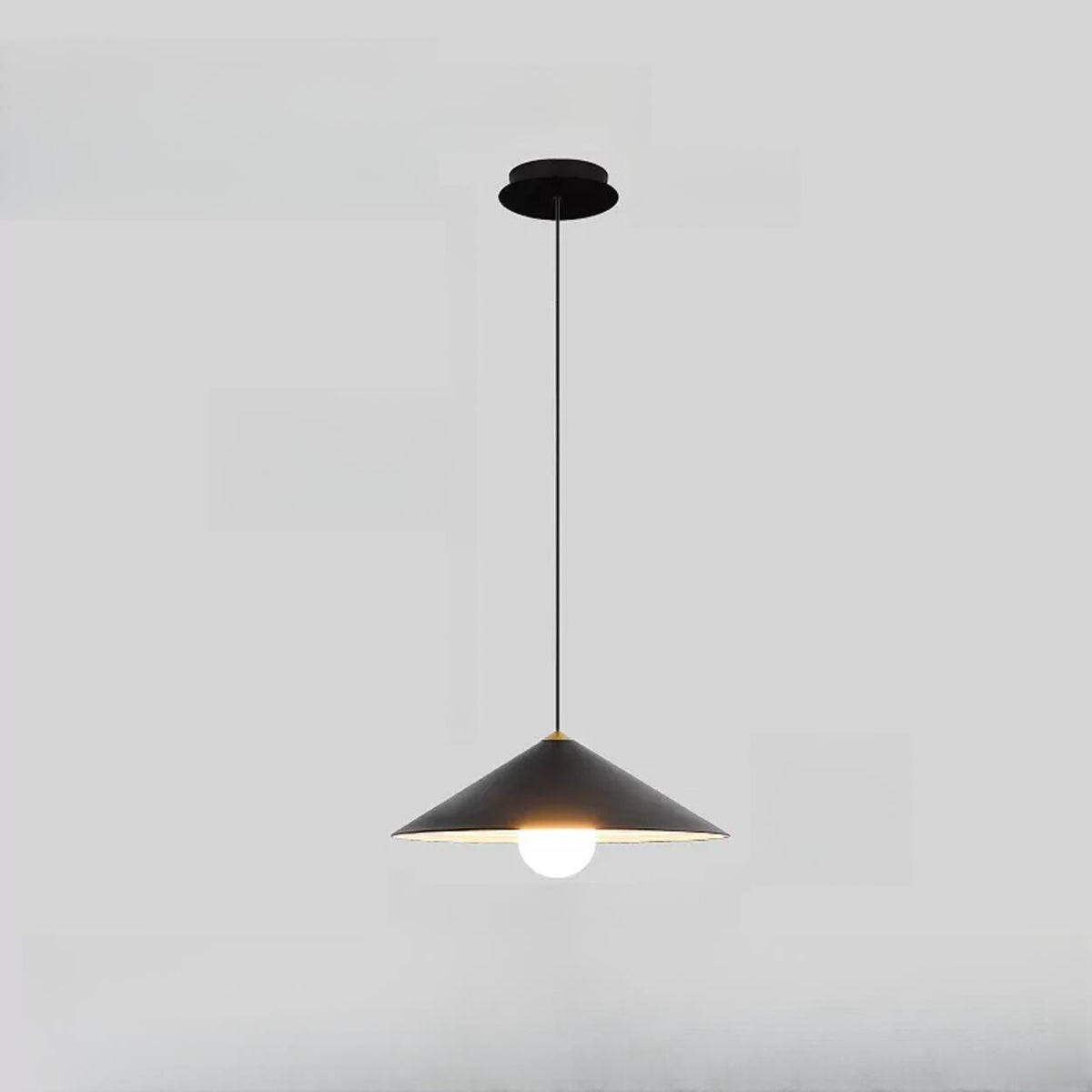 Adjustable Cord Modern Iron Cone Conical Pendant Light