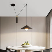 Adjustable Cord Modern Iron Cone Conical Pendant Light