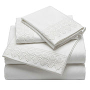 Alejandra Soft Cotton Embroidered Sheet Set - USA