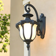 Antique Balck Iron Outdoor LED Wall Lantern Light