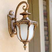 Antique Balck Iron Outdoor LED Wall Lantern Light