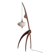 Artistic Lantern Wooden Mantis Modern Floor Lamp