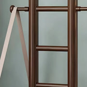 Artistic Wooden Curve Freestanding Coat Rack with Hooks