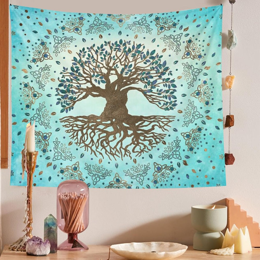 Tree of Life d'Azur Tapestry
